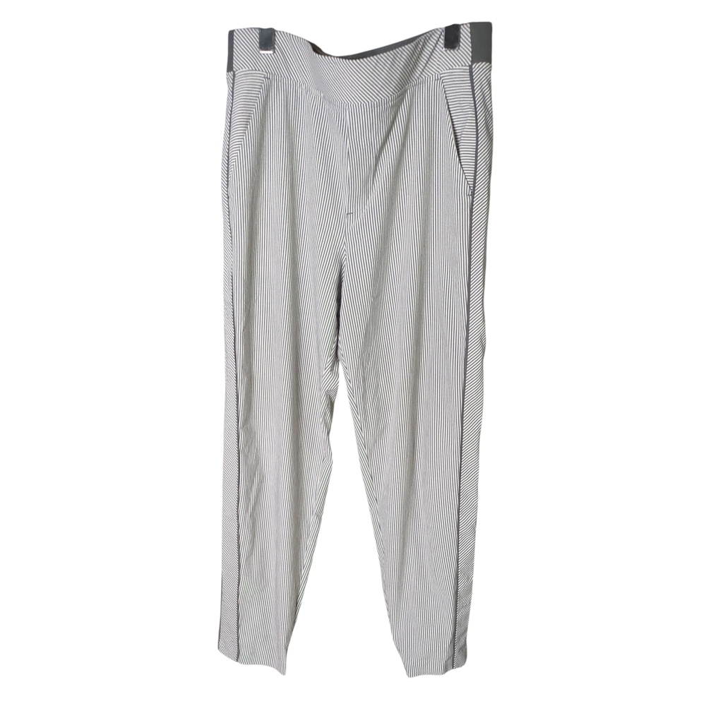 Gray Pinstripe Women's Trousers